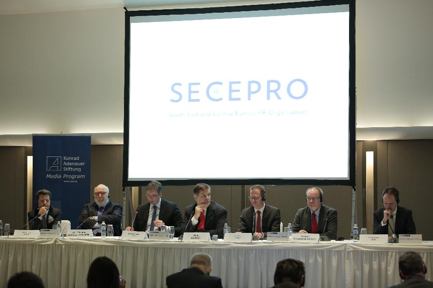 SECEPRO as SEEMF Partner 2016 in Belgrade, with Serbian Prime Minister Aleksandar Vucic